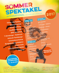 Ferienangebot in Leverkusen –  „Sommer-Spektakel“  2017 lockt mit breitem Programm